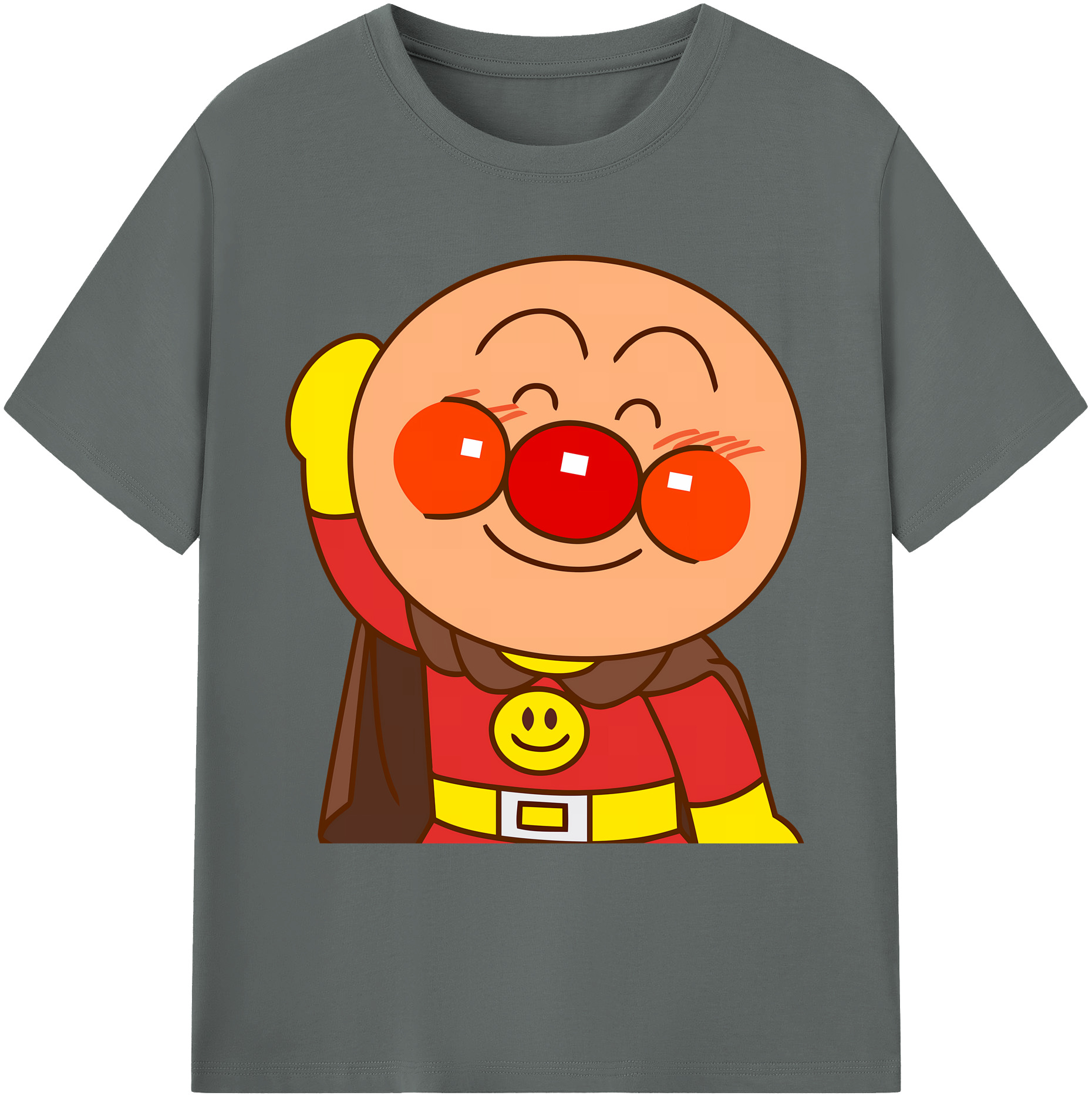 （画像用） アンパンマン Anpanman 綿100％ メンズ半袖Tシャツ｜肌触りやわらか＆通気性